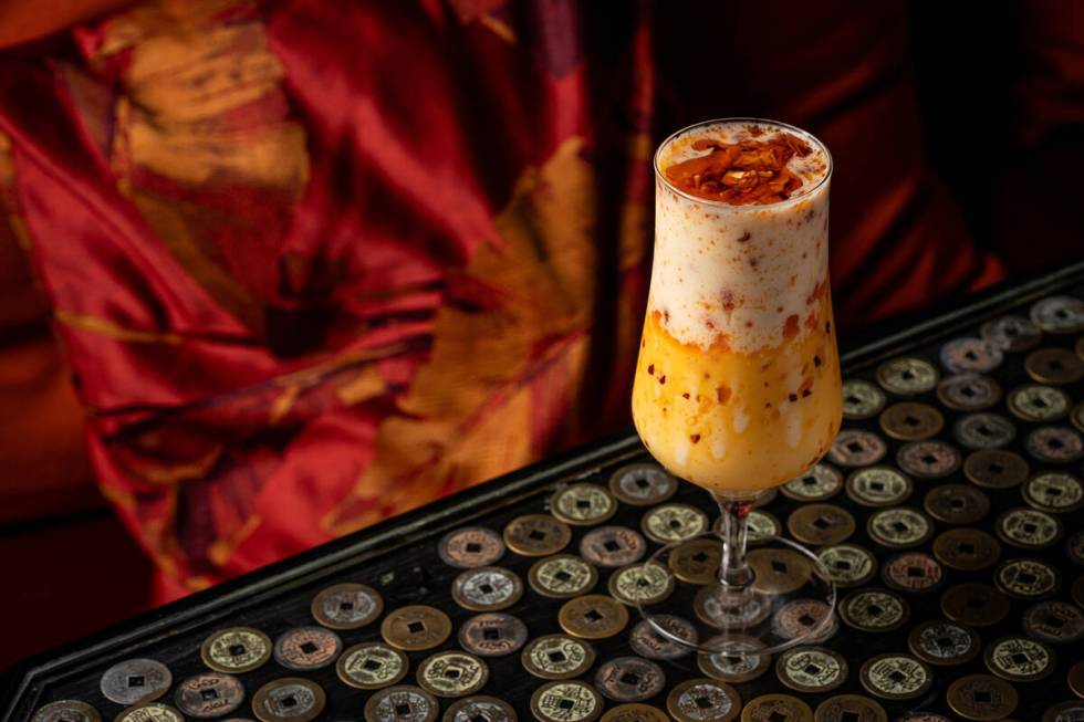 A Tang-Tang take on a margarita from the Brunch 32 menu at Mott 32 in The Venetian on the Las V ...