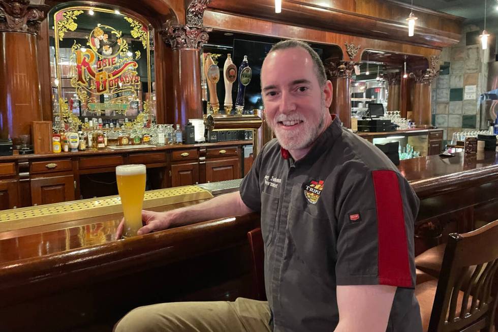 Brewmaster Casey Jacobson of Triple 7 Restaurant and Microbrewery in Main Street Station in dow ...