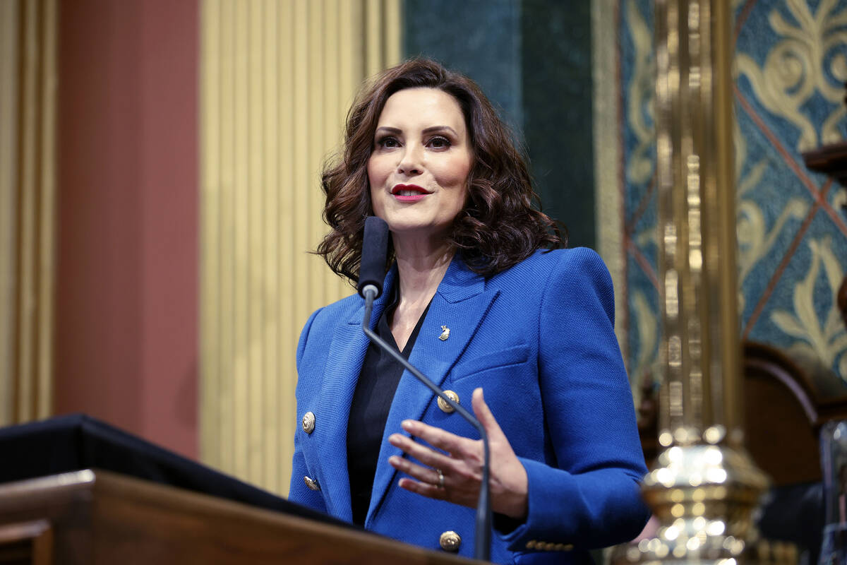 Michigan Gov. Gretchen Whitmer. (AP Photo/Al Goldis, File)