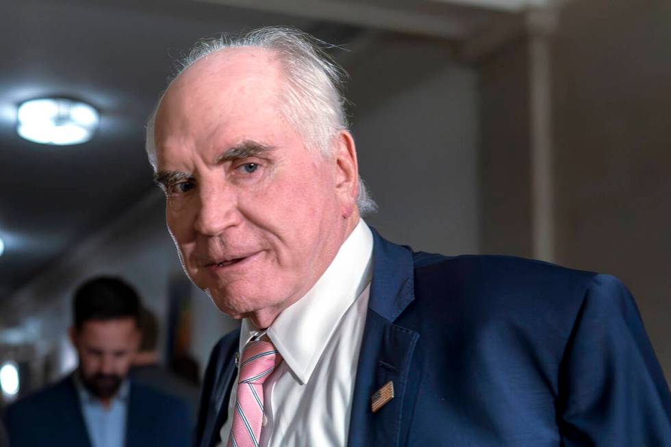 FILE - Rep. Mike Kelly, R-Pa., is pictured at the Capitol in Washington, Oct. 13, 2023. Kelly w ...