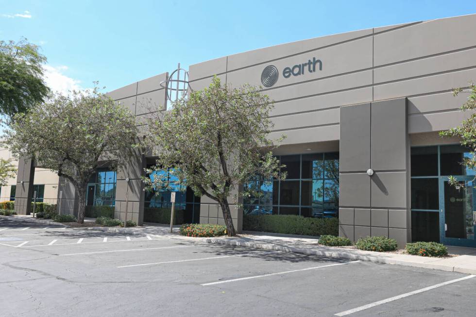 The exterior of Earth Funeral's facility that opened Wednesday, July 31, 2024, in Las Vegas. (E ...