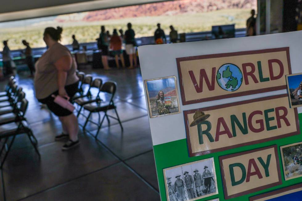 An event for World Ranger Day is underway at Red Rock Canyon Visitor Center on Wednesday, July ...