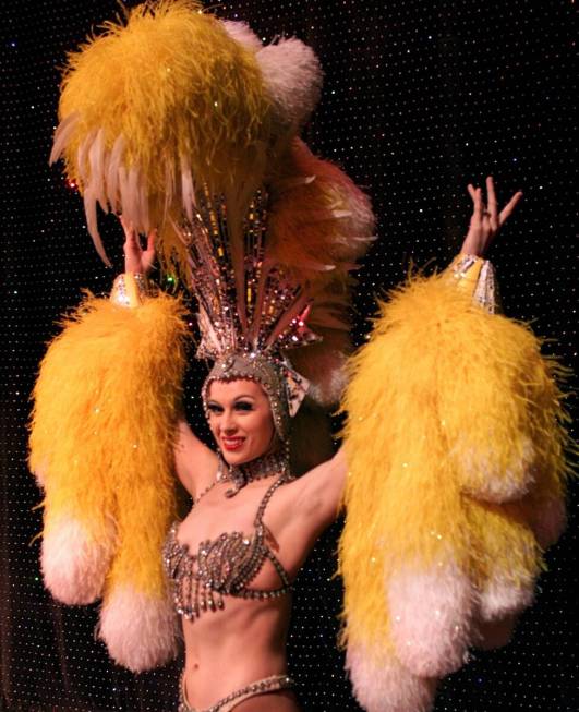 LIVING Jubilee showgirl taken on 1/06/03. photo by jeff scheid