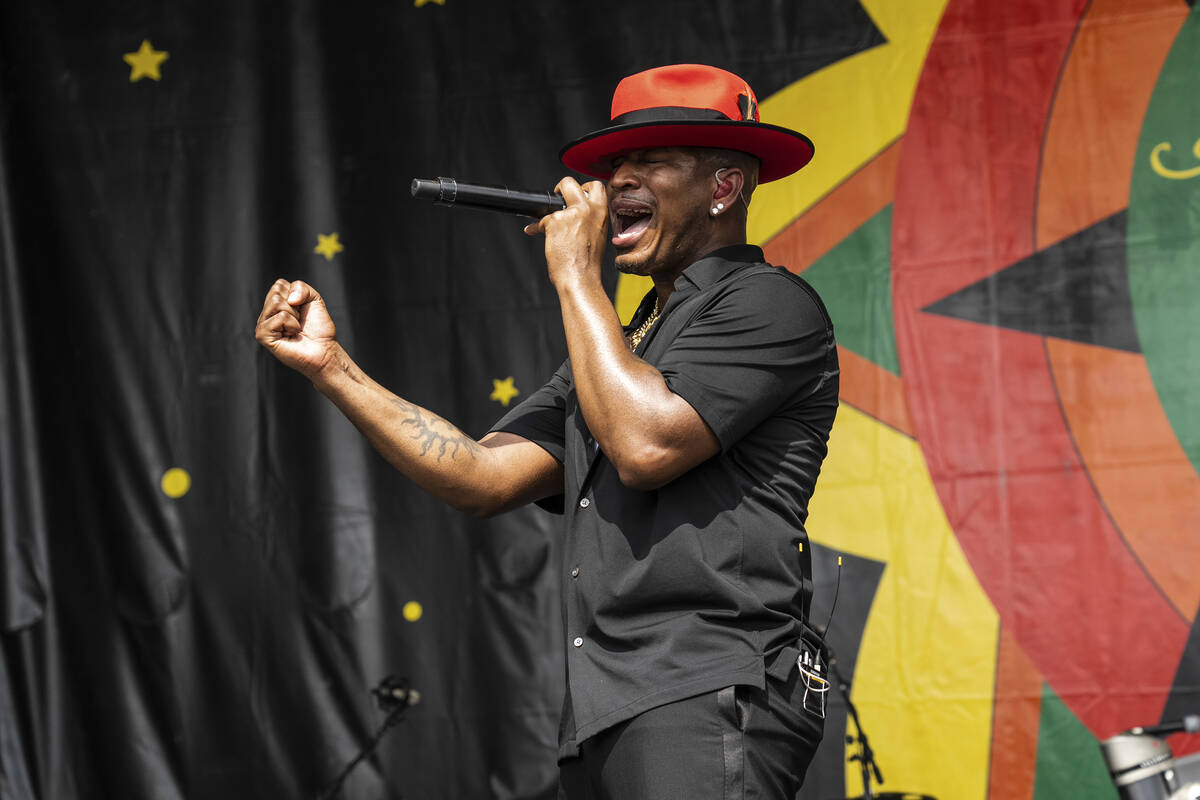 Ne-Yo performs at the 2023 New Orleans Jazz & Heritage Festival on Sunday, May 7, 2023, at the ...