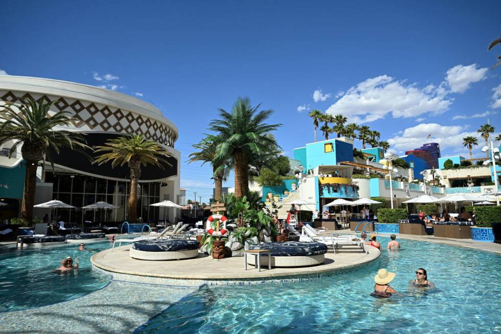 Sammy's Island at the Palms casino near the Las Vegas Strip. (Denise Truscello)