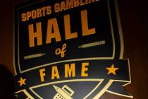 Vic Salerno, who is slated to be inducted to the Sports Gambling Hall of Fame, poses for a port ...