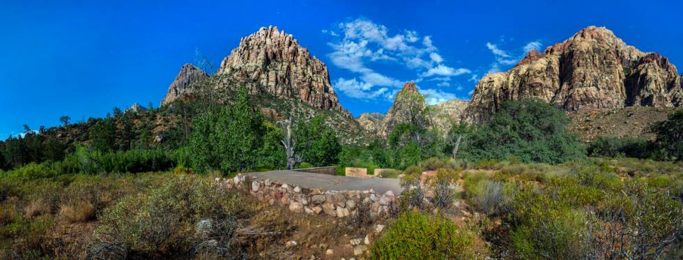 The foundation remains about the former Horace Wilson homestead off the Pine Creek Trail in the ...