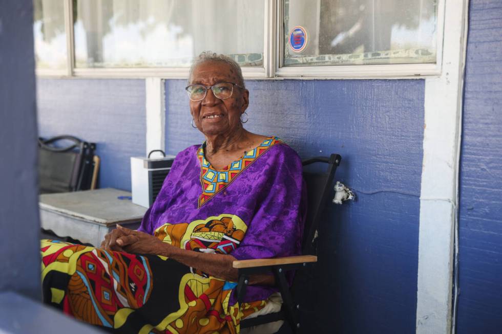 Local resident Annie Walker poses for a portrait on the porch of her home in the Windsor Park n ...