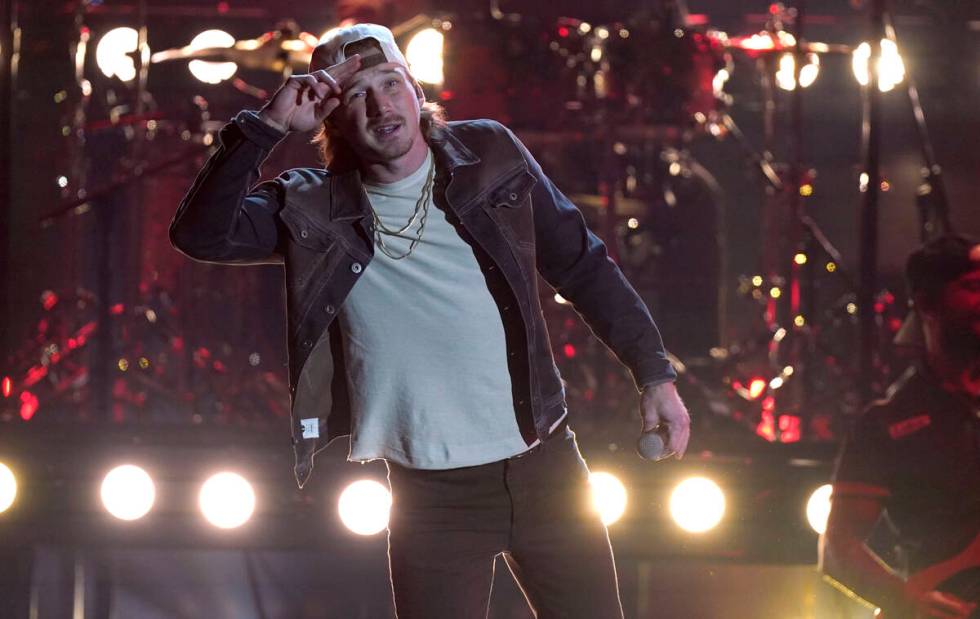 Morgan Wallen performs "You Proof" during the 56th Annual CMA Awards on Wednesday, No ...