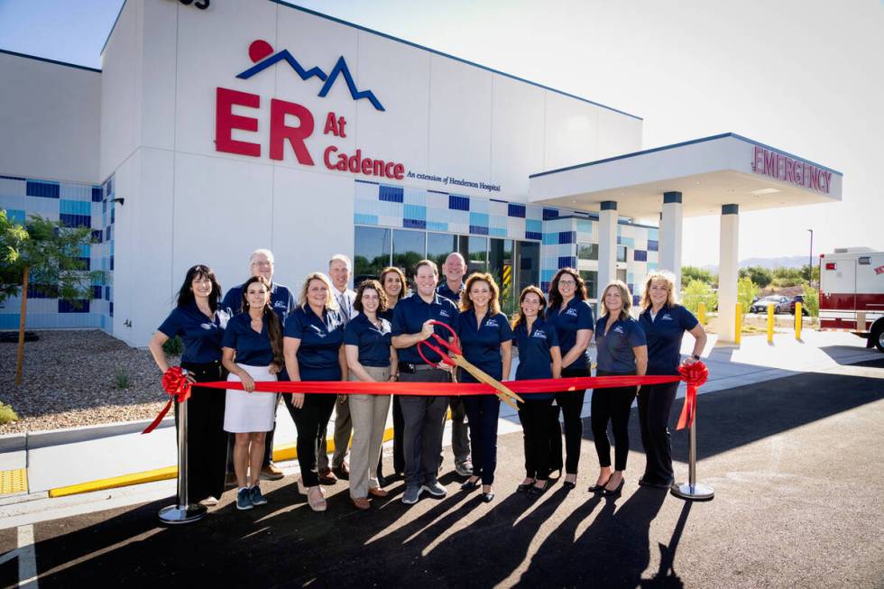 Henderson Hospital opened its newest freestanding emergency room, the ER at Cadence, Aug. 15. ( ...