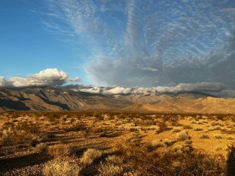 Sunrise at Rob Lauer's 240-acre Las Vegas Spaceport site in Clark County near Pahrump. (Courtes ...