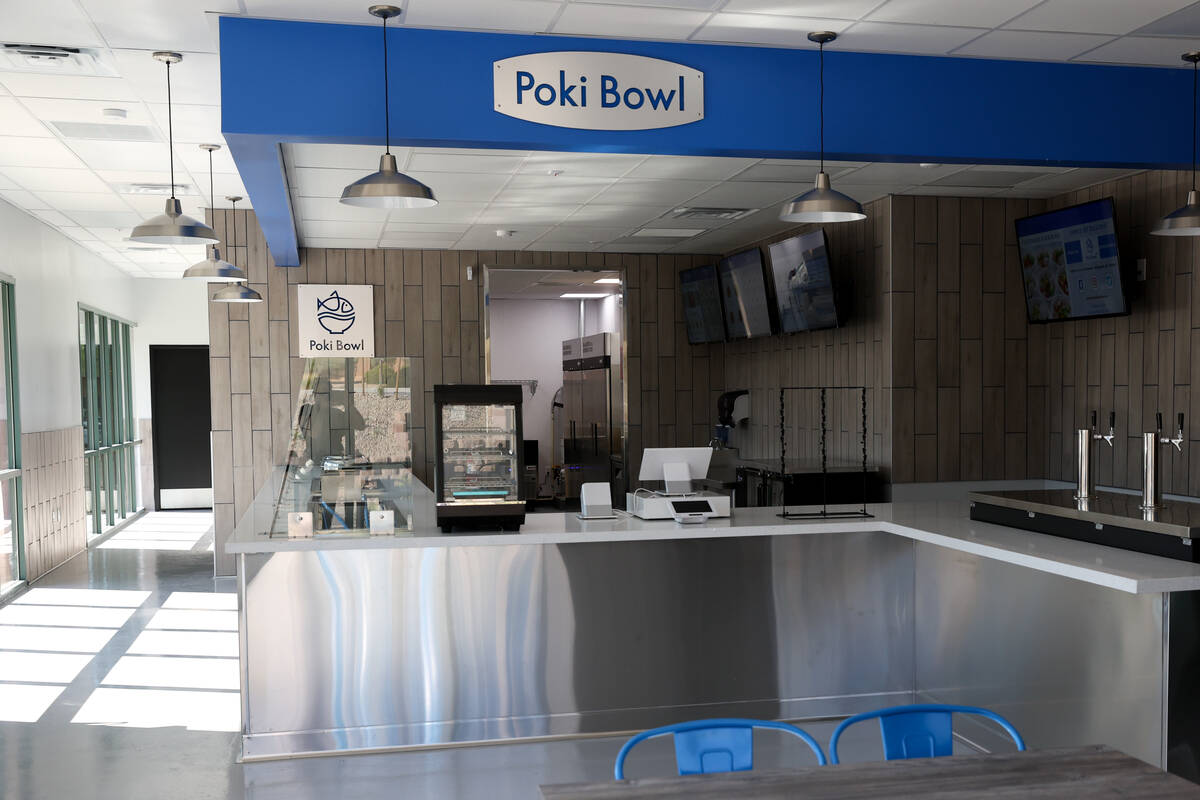 The Poki Bowl restaurant on Tuesday, July 30, 2024, in Henderson. The franchise, which originat ...