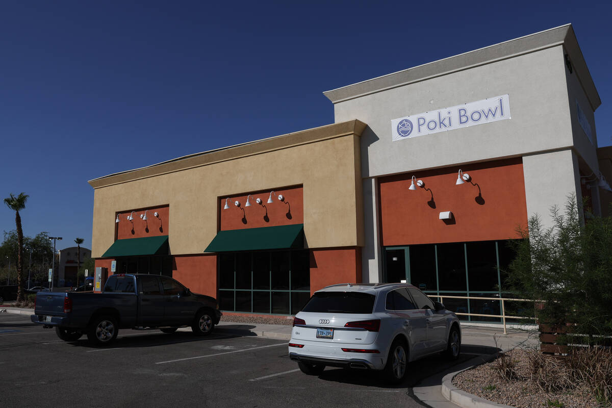 The Poki Bowl restaurant on Tuesday, July 30, 2024, in Henderson. The franchise, which originat ...