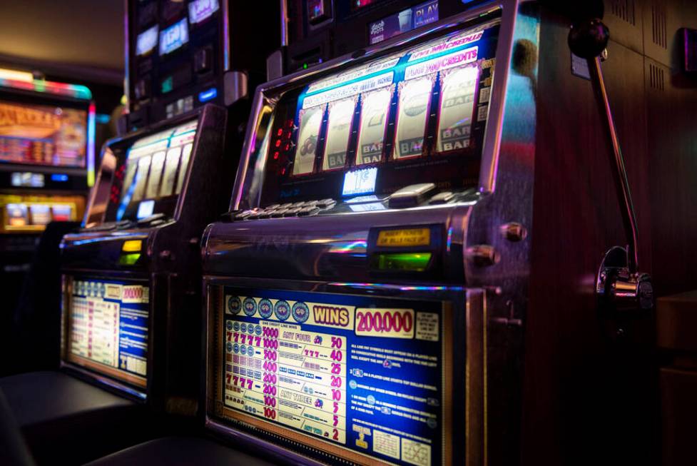 File - Slot machines at Circa on Thursday, May 19, 2022, in Las Vegas. (Steel Brooks/Las Vegas ...