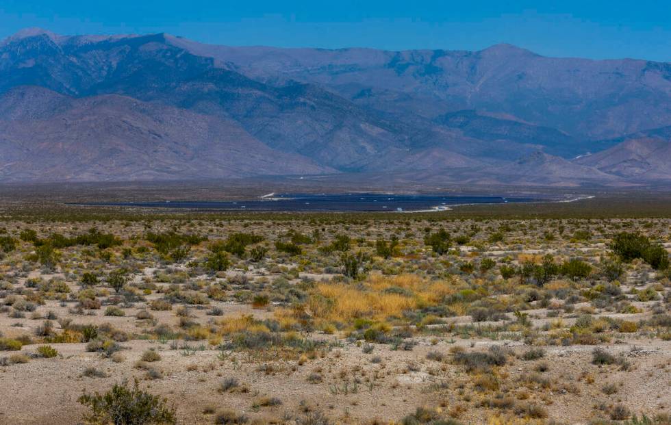 One of the solar companies operating in the Pahrump Valley, as others seek to build facilities ...