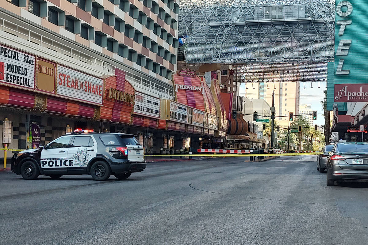 Police are investigating an early morning fight near the Fremont Street Experience in downtown ...