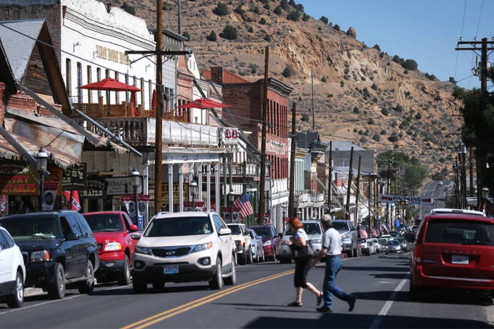 The 14-mile ride on the historic V&T Railroad from Carson City to Virginia City, Nev., is a pop ...