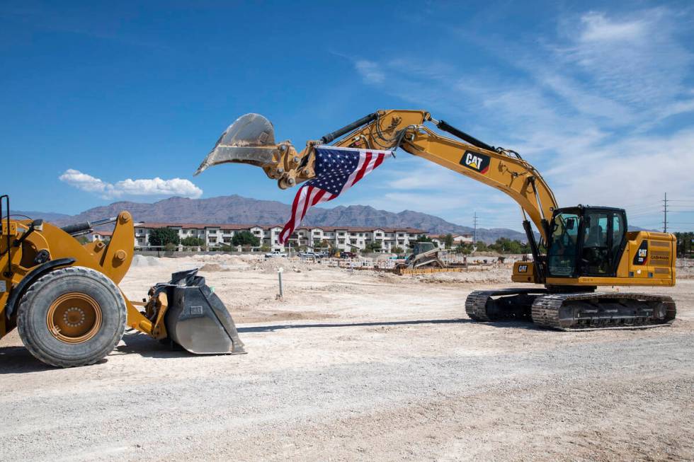 The beginnings of Decatur Rome Senior Apartments during the Ceremonial Groundbreaking, Monday, ...