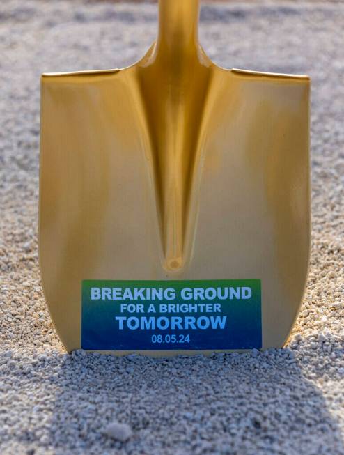 A golden shovel in the sand as Henderson dignitaries will break ground on the Reimagine Boulder ...