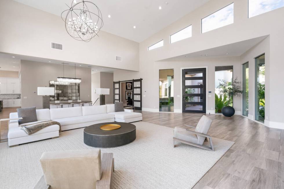 The Las Vegas home of former Raiders quarterback Derek Carr is seen in this listing photo. (Cou ...