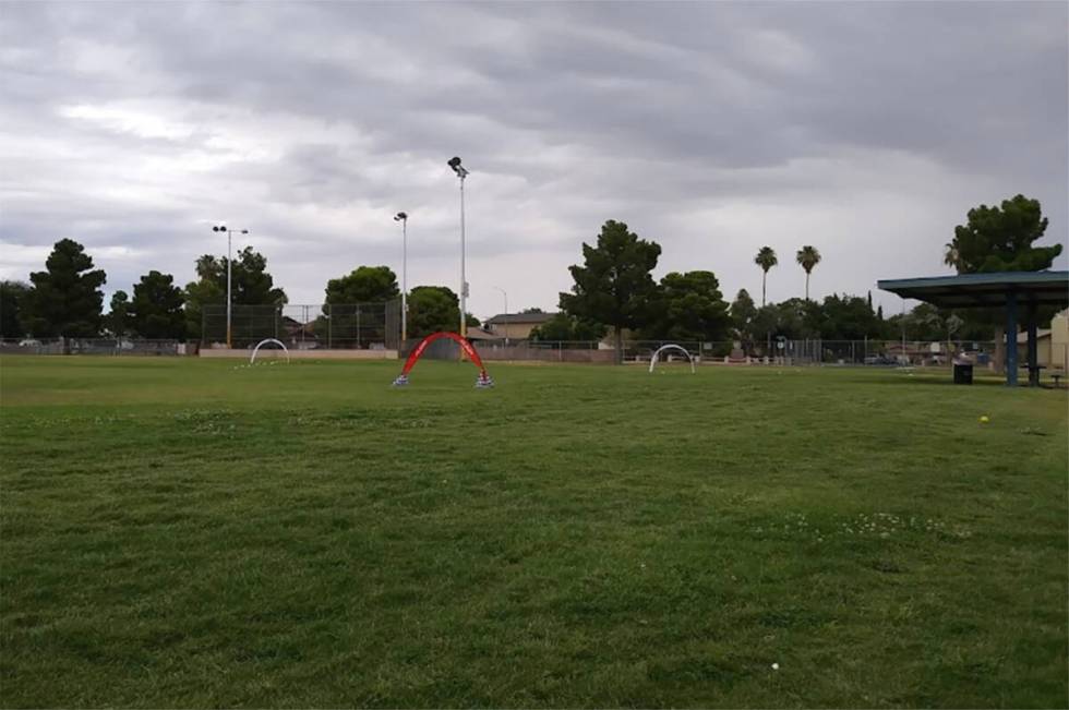 Cragin-Hinson Park is near West Charleston and South Valley View boulevards in central Las Vega ...