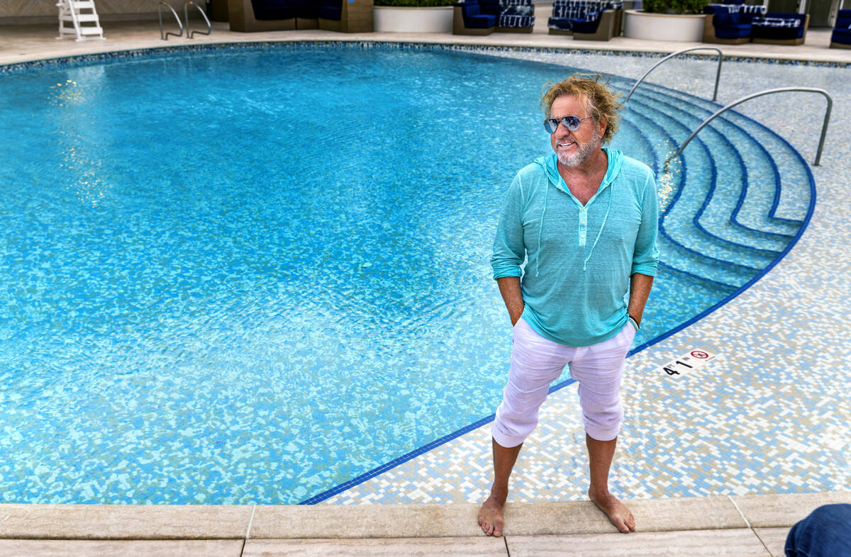 Rock star Sammy Hagar is opening "Sammy's Island" at the Palms pool this summer on We ...