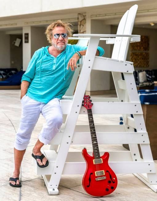 Rock star Sammy Hagar is opening "Sammy's Island" at the Palms pool this summer on We ...