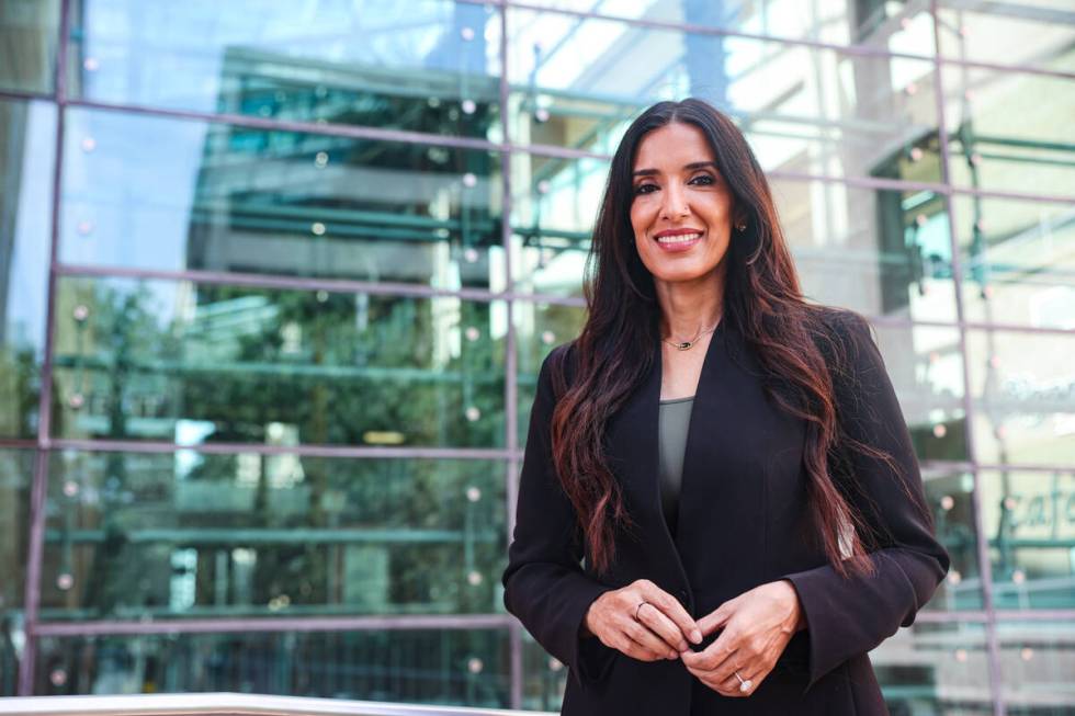 Newly appointed District Court Judge Tina Talim poses for a portrait outside of the Regional Ju ...