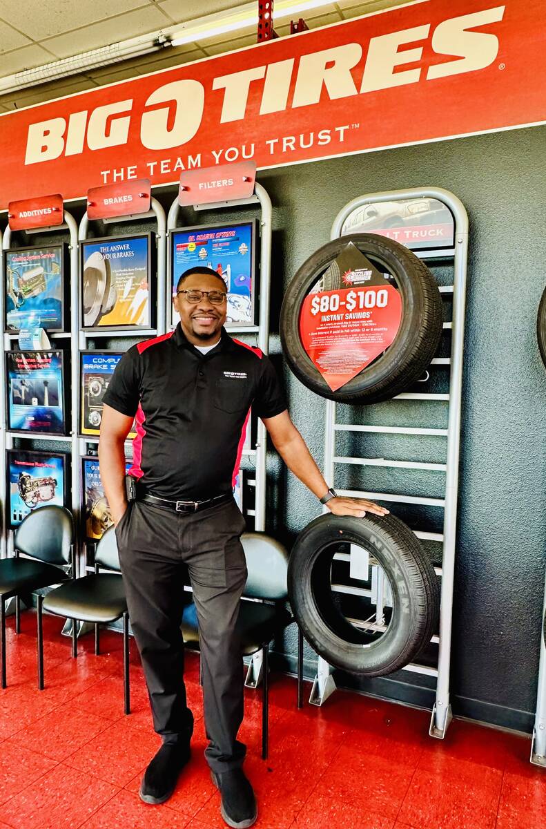 David Mackey, general manager of Big O Tires for the Las Vegas market.