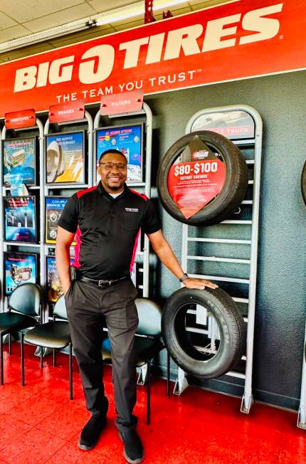 David Mackey, general manager of Big O Tires for the Las Vegas market.