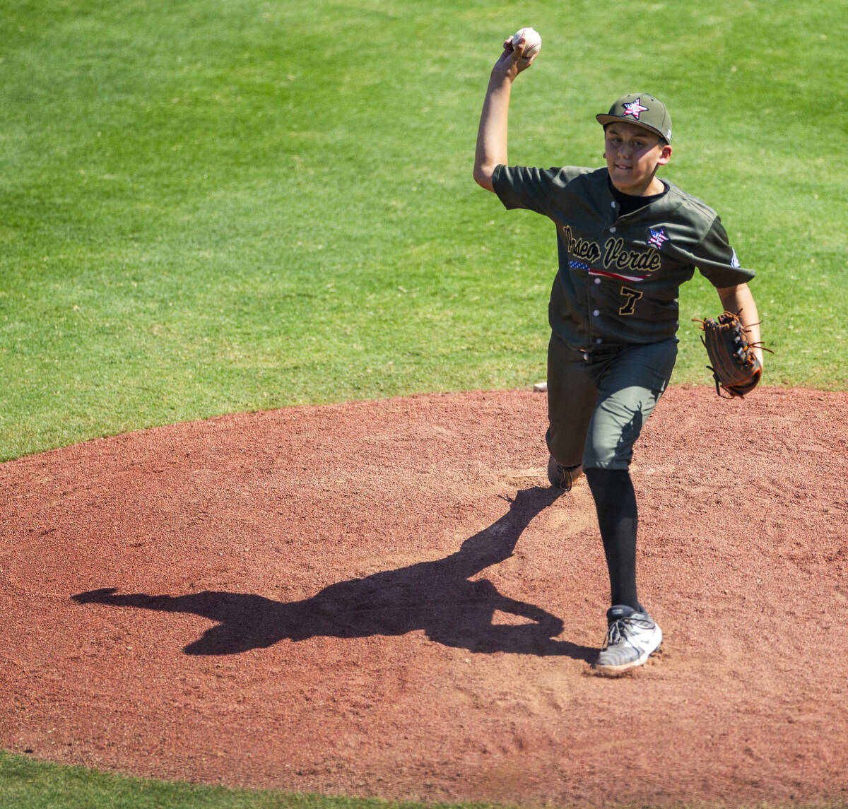 Nevada pitcher Wyatt Erickson (7) on the mound against Utah during the sixth inning on the way ...