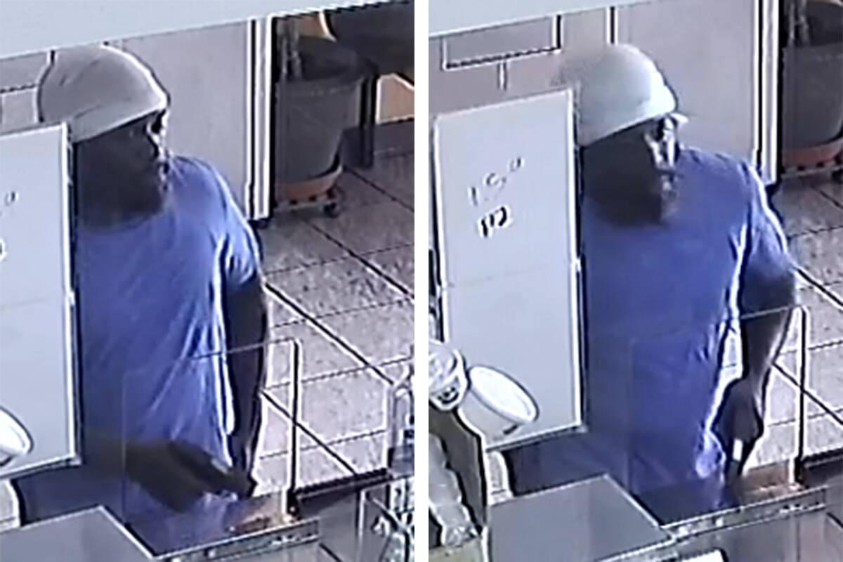 A man is sought in connection with an armed robbery of a fast-food restaurant that occurred Thu ...