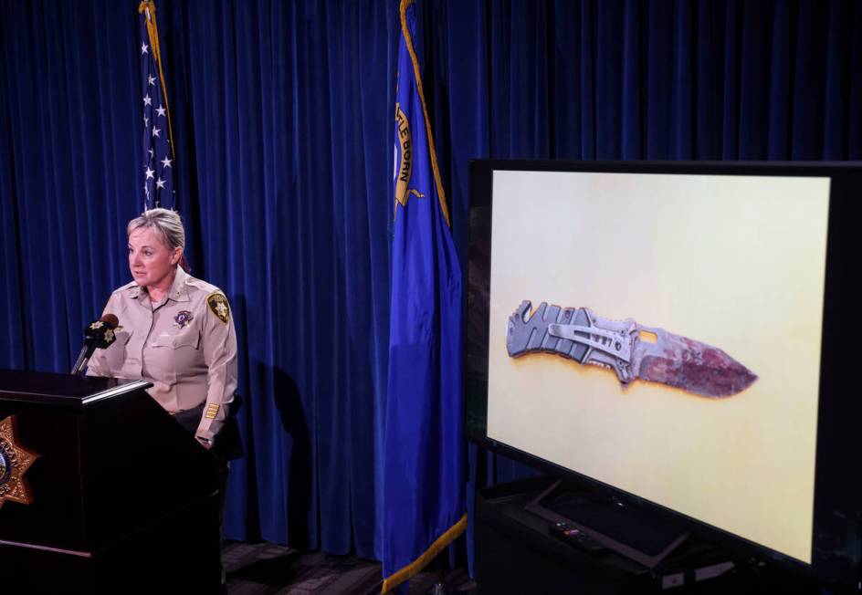 Metropolitan Police Department Assistant sheriff Jamie Prosser addresses media during a press c ...