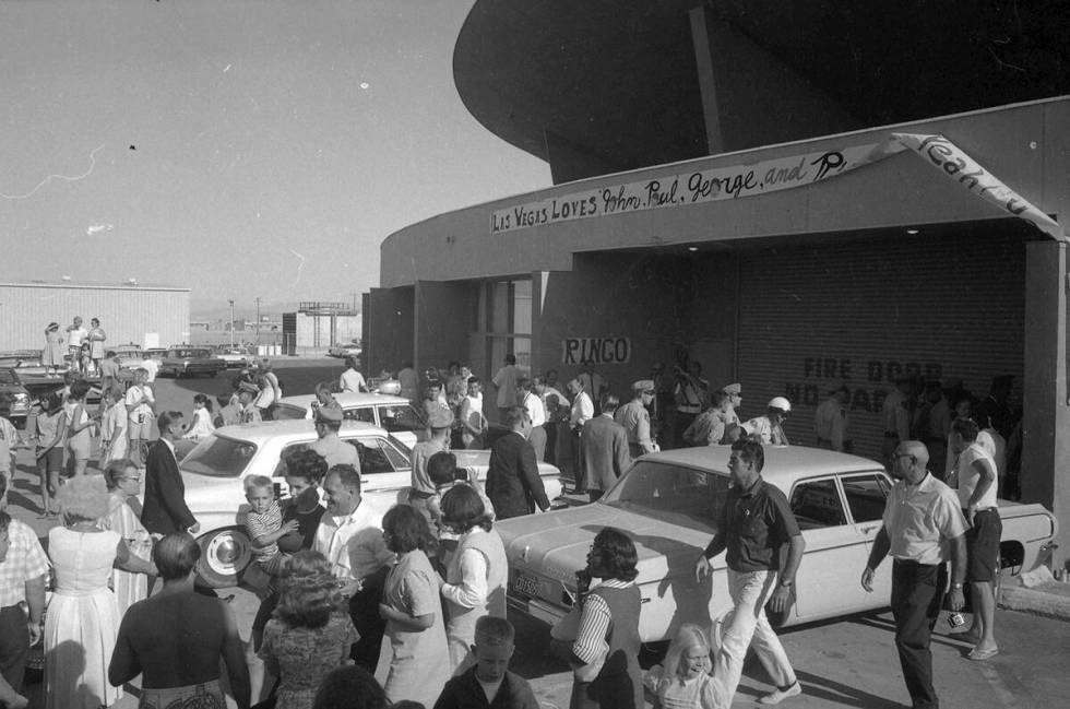 The Beatles’ concerts at the Las Vegas Convention Center came during what was just the second ...