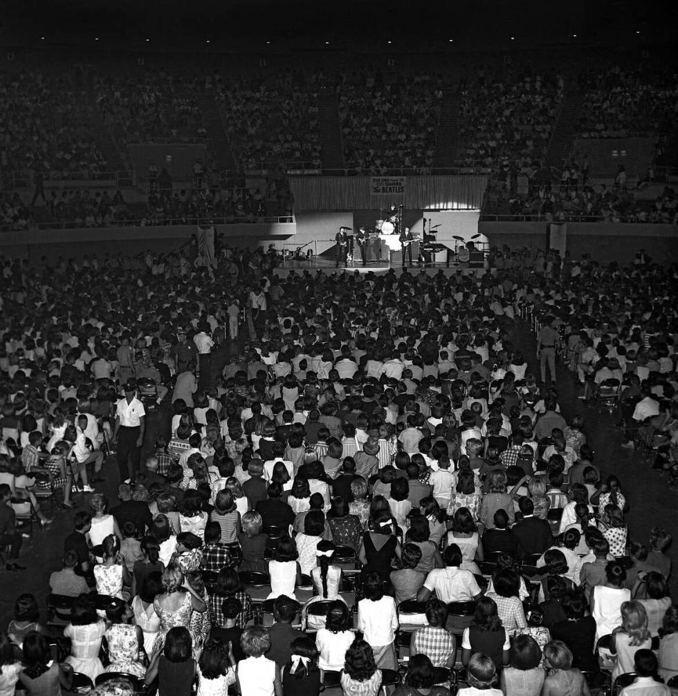 Beatlemaniacs filled the Las Vegas Convention Center’s saucer-shaped rotunda twice on Aug. 20 ...