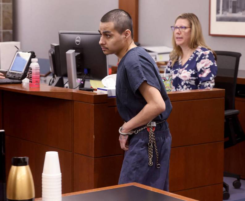 Jesus Ayala, 18, who with Jzamir Keys, 17, is accused of killing a former California police chi ...