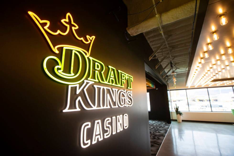 A casino area is pictured during a tour of DraftKings' new offices at UnCommons on Tuesday, Mar ...