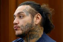 Miguel Narro, accused of shooting a Las Vegas store security guard over stolen groceries, appea ...