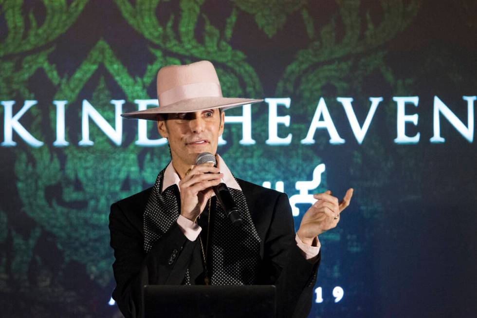 Perry Farrell, artist and chief visionary officer for Immersive Artistry, during a press confer ...