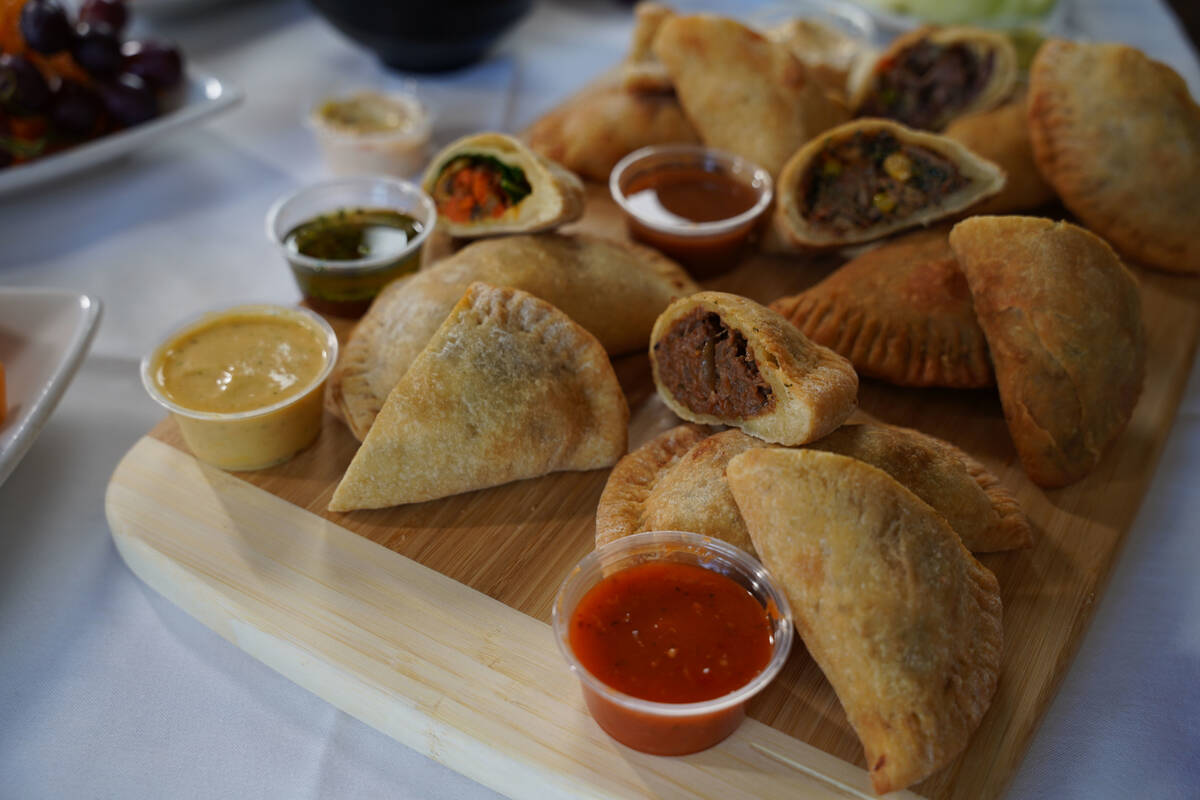 A selection of empanadas from Loaded Empanadas, which is planned to open on Sept. 16, 2024, in ...