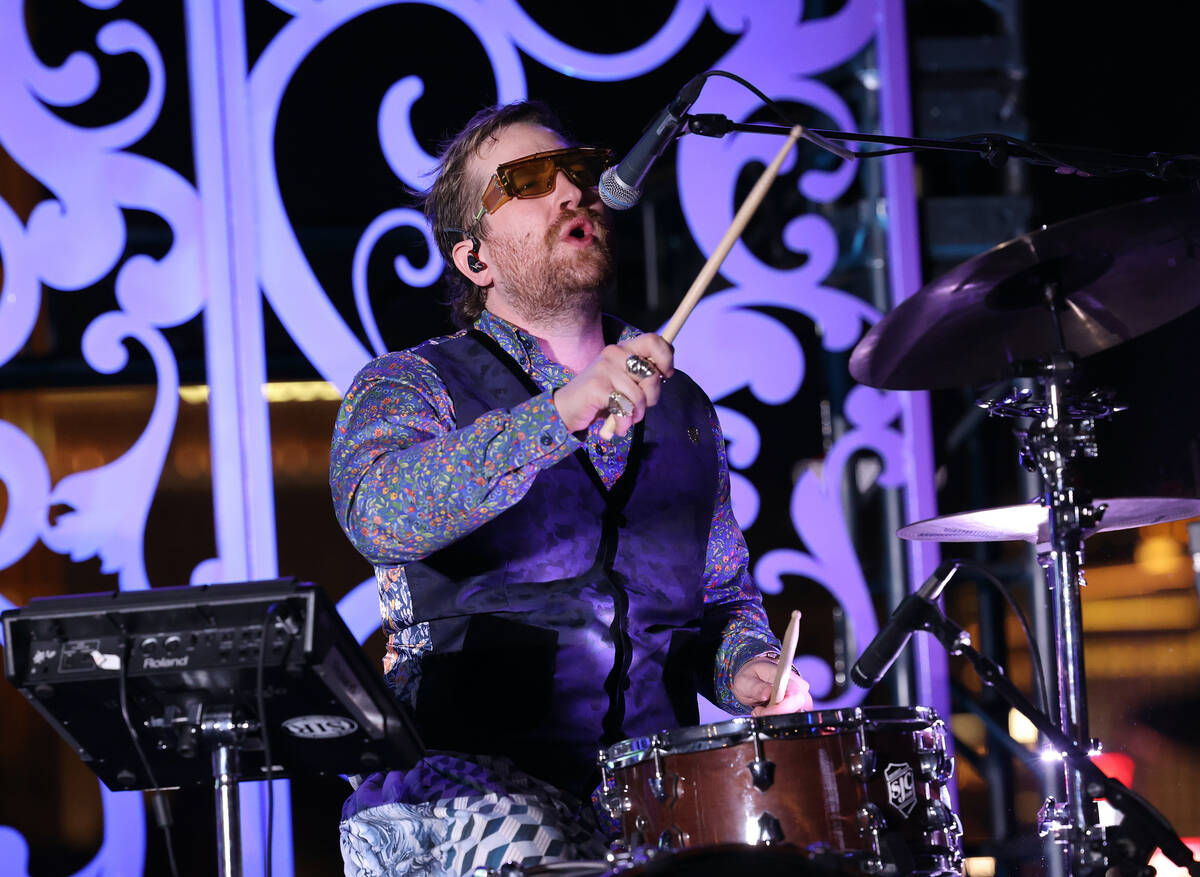 Daniel Platzman of Imagine Dragons performs during Imagine Dragons' eighth annual Tyler Robinso ...