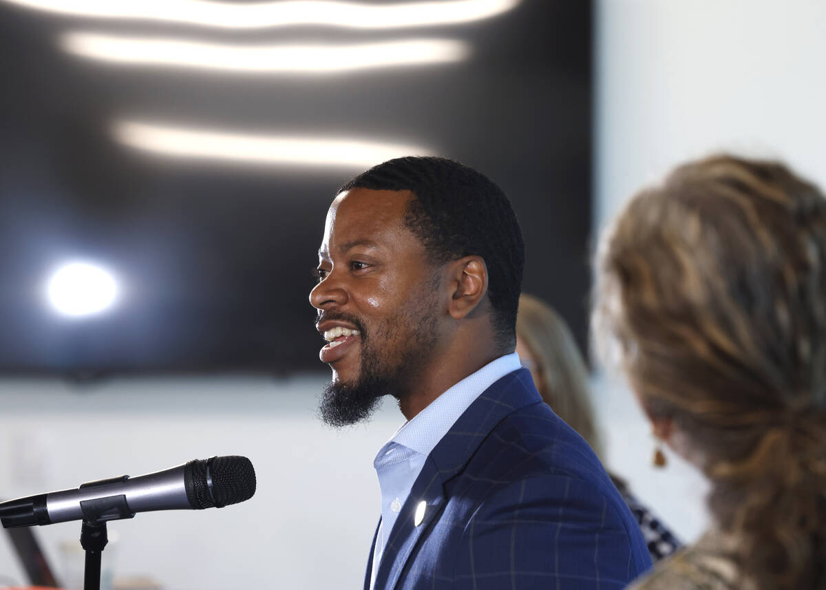 County Commissioner William McCurdy II speaks during a press conference on June 26, 2024. (Bizu ...