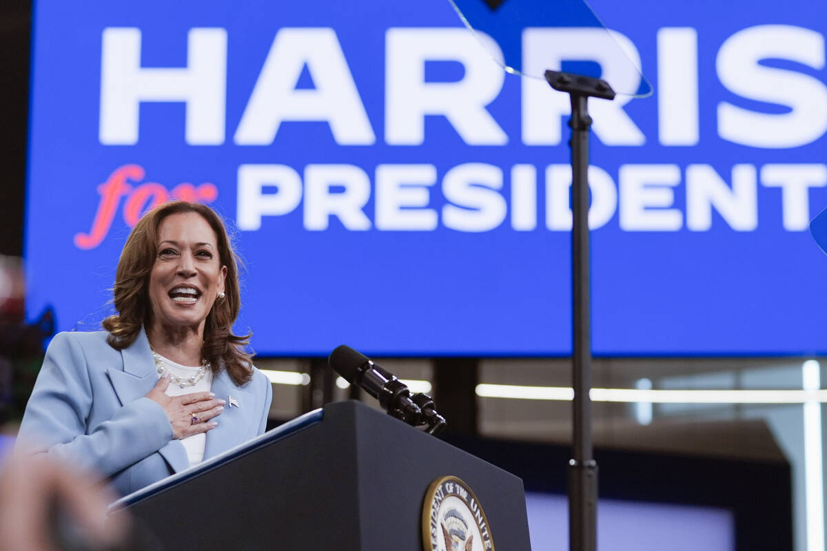 Vice President Kamala Harris. (AP Photo/John Bazemore)