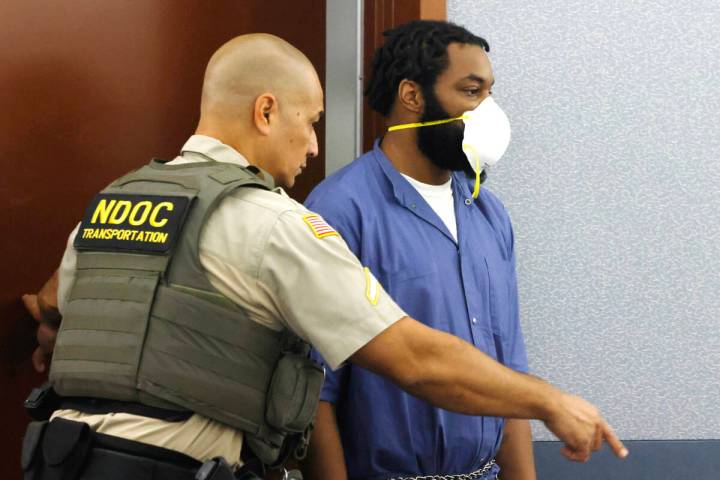 Deobra Redden, who was captured on video attacking a Las Vegas judge in January, led into a cou ...