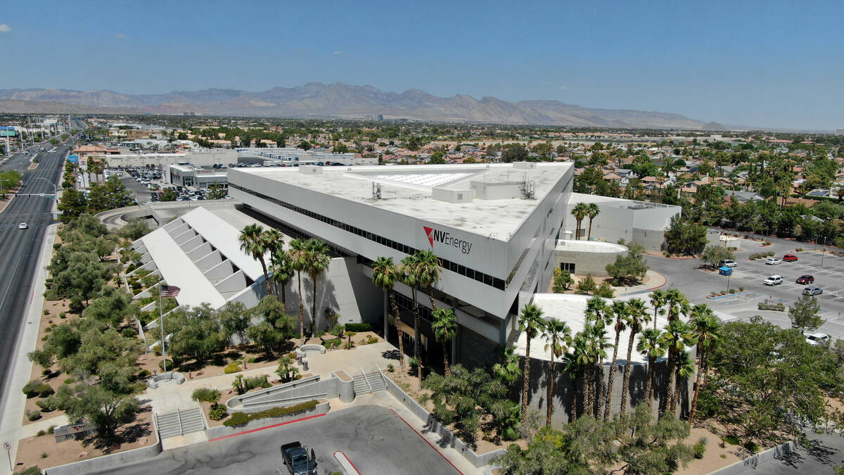 NV Energy's headquarters building at 6226 West Sahara Avenue as seen on July 24, 2020. (Michael ...