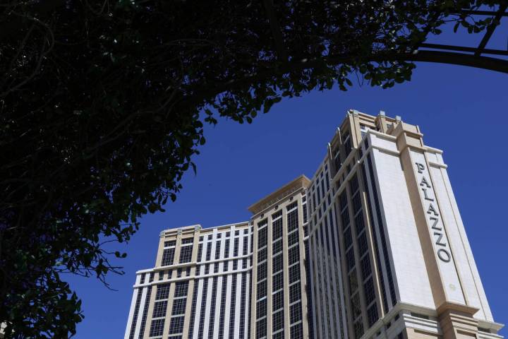 Palazzo on Tuesday, Aug. 20, 2024, on the Las Vegas Strip. (Ellen Schmidt/Las Vegas Review-Journal)