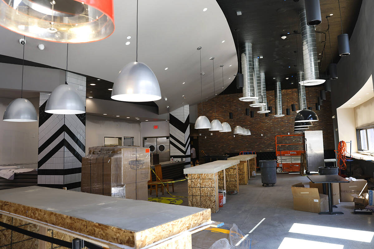 Construction is underway at the new Fat Sal's Deli at 450 Fremont St., on Wednesday, Aug. 28, 2 ...