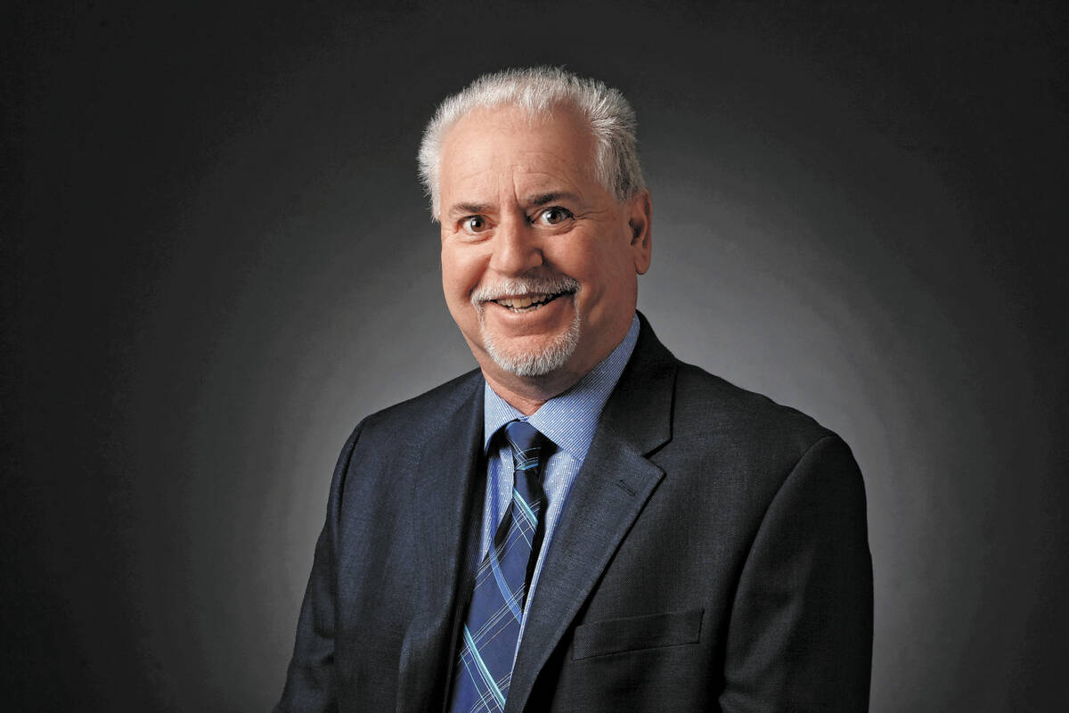 Jeff German, investigative reporter, poses for a portrait at the Las Vegas Review-Journal photo ...