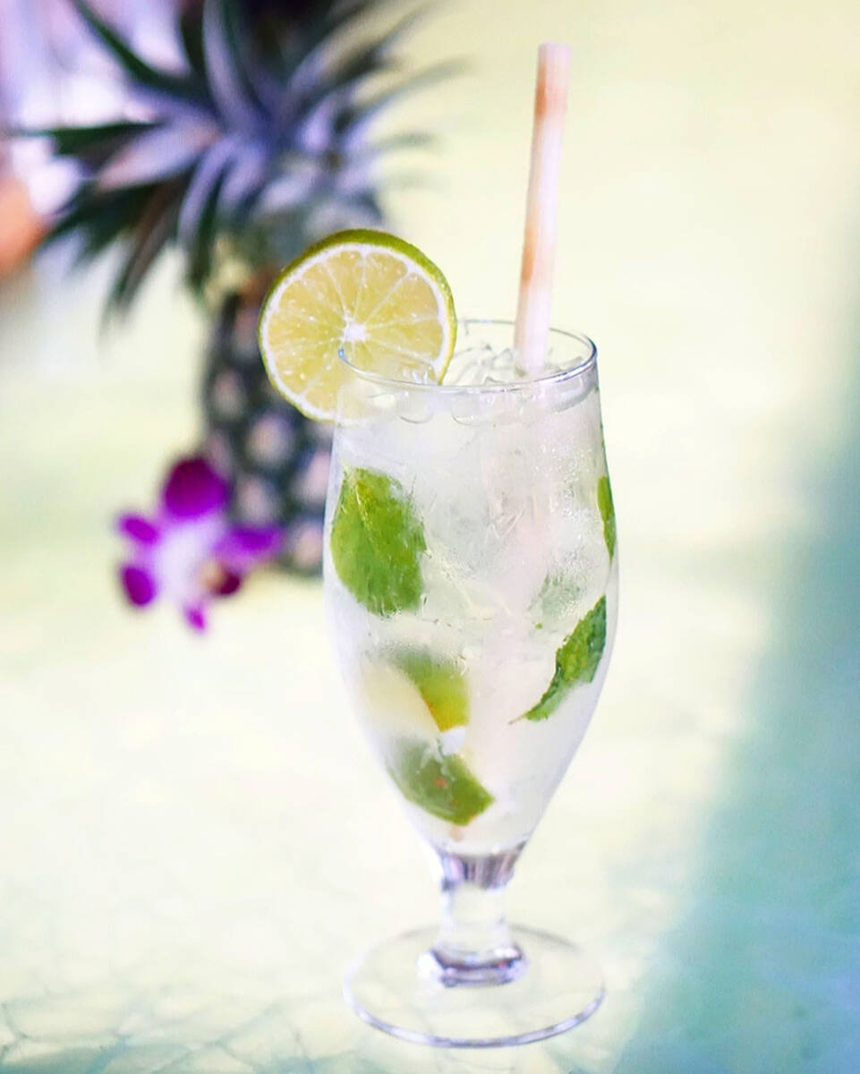 A Faux-Jito Mocktail from Tommy Bahama Marlin Bar in Town Square in Las Vegas. (Tommy Bahama)