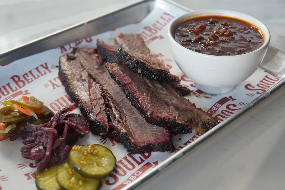 Brisket from SoulBelly BBQ in downtown Las Vegas. (SoulBelly BBQ)